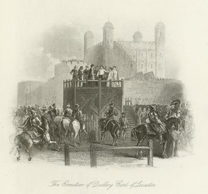 Die Hinrichtung von Dudley, Earl of Leicester von English School