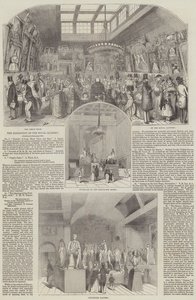 Die Ausstellung der Royal Academy (Stich) von English School