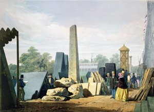 Das Äußere, aus Dickinsons umfassenden Bildern der Großen Ausstellung von 1851, veröffentlicht 1854 von English School