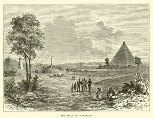 Das Feld von Waterloo von English School