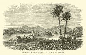 Das erste Missionshaus in der Bay of Islands von English School
