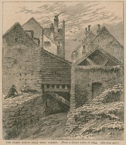 Der Fleet-Ditch nahe West Street von English School