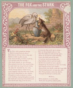 Der Fuchs und der Storch von English School