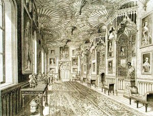 Die Galerie, graviert von T. Morris, aus 