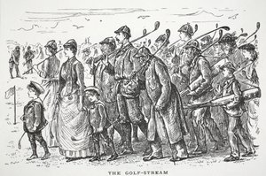 Der Golfstrom, Illustration aus Punch von English School