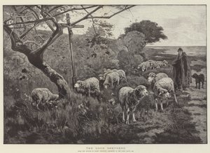 Der gute Hirte (Stich) von English School