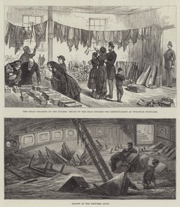 Die große Katastrophe auf der Themse (Stich) von English School