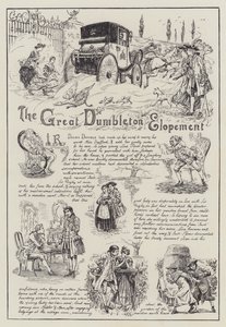 Die große Dumbleton-Flucht (Gravur) von English School