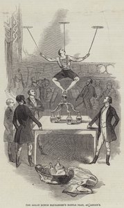 Die Flaschenkunst des großen niederländischen Equilibristen bei Astley