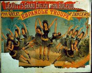Die große Espanole-Tanztruppe von English School