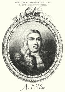 Die großen Meister der Kunst, Adrian Van de Velde (Gravur) von English School