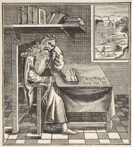 Der Einsiedler von Grub Street, nach einem Bild veröffentlicht von Richardson, 1794