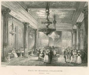 Der Spiegelsaal, Kolosseum, Regents Park, London von English School