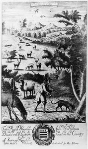 Der Hafenmeister mit dem Bluthund für die Hirschjagd, aus 