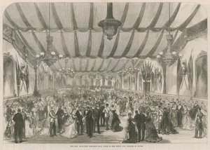 Der Ball der Ehrenwerten Artilleriegesellschaft für den Prinzen und die Prinzessin von Wales von English School