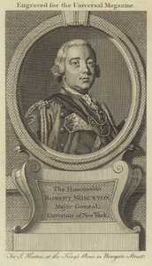 Der Ehrenwerte Robert Monckton, Generalmajor, Gouverneur von New York von English School