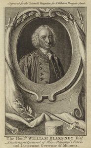 Der Ehrenwerte William Blakeney Esquire, Generalleutnant der Streitkräfte Seiner Majestät und Gouverneur von Menorca von English School