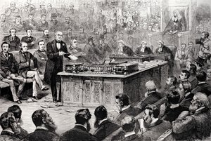Das Unterhaus am Donnerstag, den 8. April: Die Debatte über die Regierung Irlands, aus 