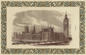Die Häuser des Parlaments in London von English School