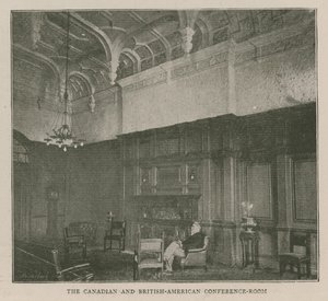 Das Imperial Institute: Der kanadische und britisch-amerikanische Konferenzraum von English School