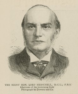 Das Imperial Institute: Der ehrenwerte Lord Herschell, Vorsitzender des Leitungsgremiums von English School