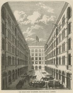 Das indische Warenlager, Belvedere Road, Lambeth von English School