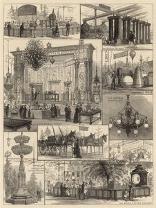 Die Internationale Elektrische Ausstellung im Crystal Palace von English School