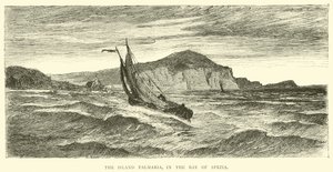Die Insel Palmaria, in der Bucht von Spezia von English School