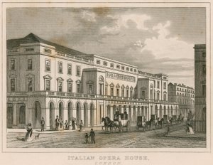 Das Italienische Opernhaus, London von English School