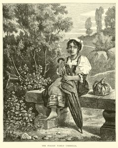 Der italienische Familienregenschirm von English School