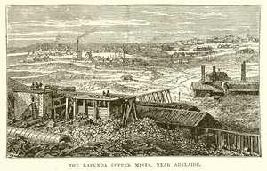 Die Kapunda-Kupferminen, nahe Adelaide von English School