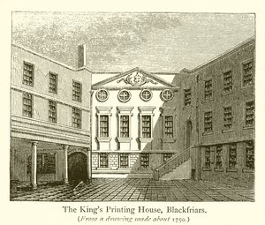 The Kings Printing House, Blackfriars von English School