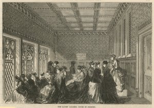 Die Damengalerie, House of Commons von English School