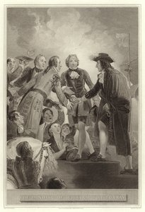 Die Landung von Wilhelm III in Torbay von English School