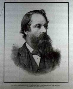 Der verstorbene Lord Frederick Cavendish (1836-82), M.P., Hauptsekretär für Irland von English School