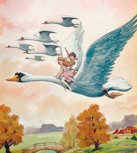 Die kleine Schwanenmaid von English School