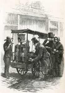 Der Londoner Kaffeestand von English School