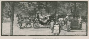 Die Londoner Saison: Kensington Gardens von English School