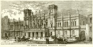 Die London University, Burlington Gardens von English School
