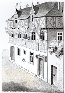 Die Herren und Barone machen Fenster aus ihren Wappen