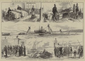 Der Verlust der HMS "Eurydice" vor der Isle of Wight, am Sonntag, 24. ult (Gravur)