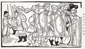 Der Liebesstreit, Illustration aus Chap-books des achtzehnten Jahrhunderts von John Ashton, veröffentlicht 1882