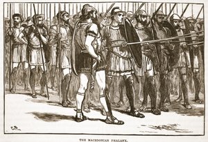 Die makedonische Phalanx von English School