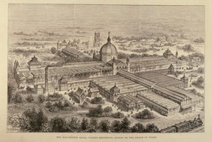 Die Manchester Royal Jubilee Exhibition, eröffnet vom Prinzen von Wales