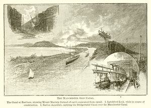 Der Manchester-Schifffahrtskanal von English School