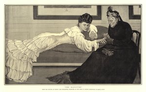 Die Maniküre (Gravur)