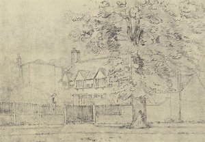 Das Herrenhaus, um 1770 (Gravur) von English School