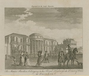 Das Marine Pavilion, das seiner königlichen Hoheit dem Prinzen von Wales in Brighton gehört von English School