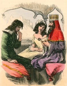 Der Marquis von Carabas reitet mit dem König von English School