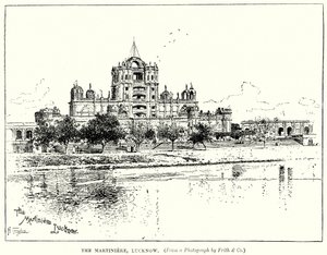 Die Martiniere, Lucknow (Gravur)